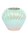Something Different vase blue iridescent shell 14cm, imported from the UK