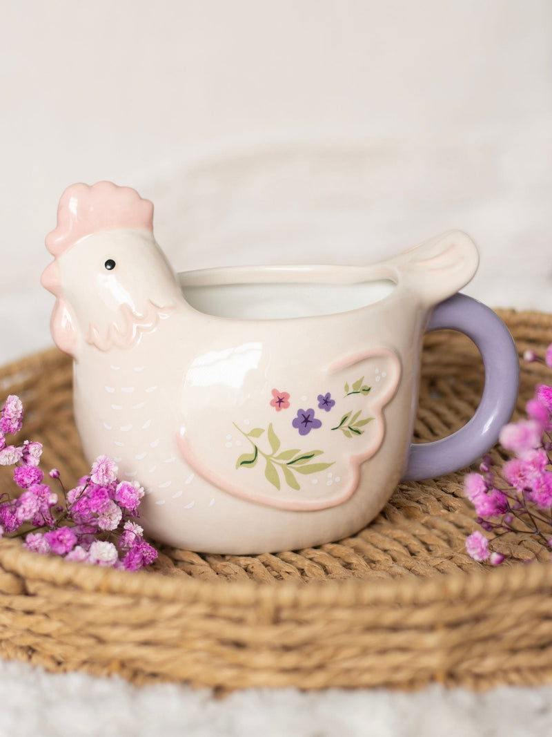 Something Different ceramic hen shaped mug 250ml, UK version