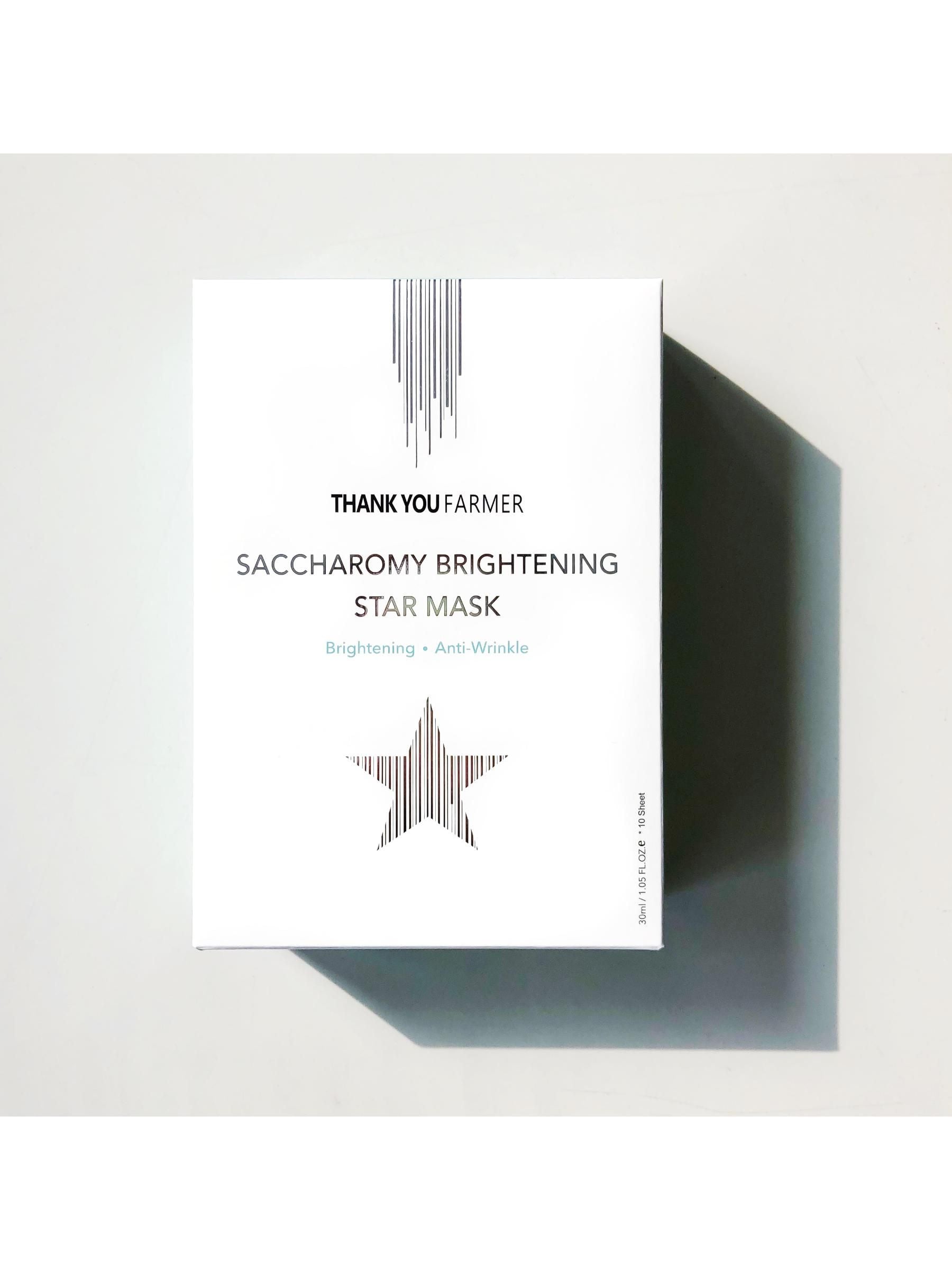 Thank You Farmer sheet mask Brightening Star 10 pads, UK version
