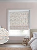 Laura Ashley Dusty Pink Semington border blind, imported from the UK