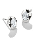 Thomas Sabo sterling silver ear studs with zirconia stone, imported from the UK