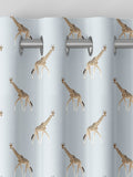Sophie Allport duck egg giraffe curtains, UK version