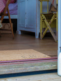 Artsy Mats doormat grey Hello Scribble Heart 60x40cm - British product