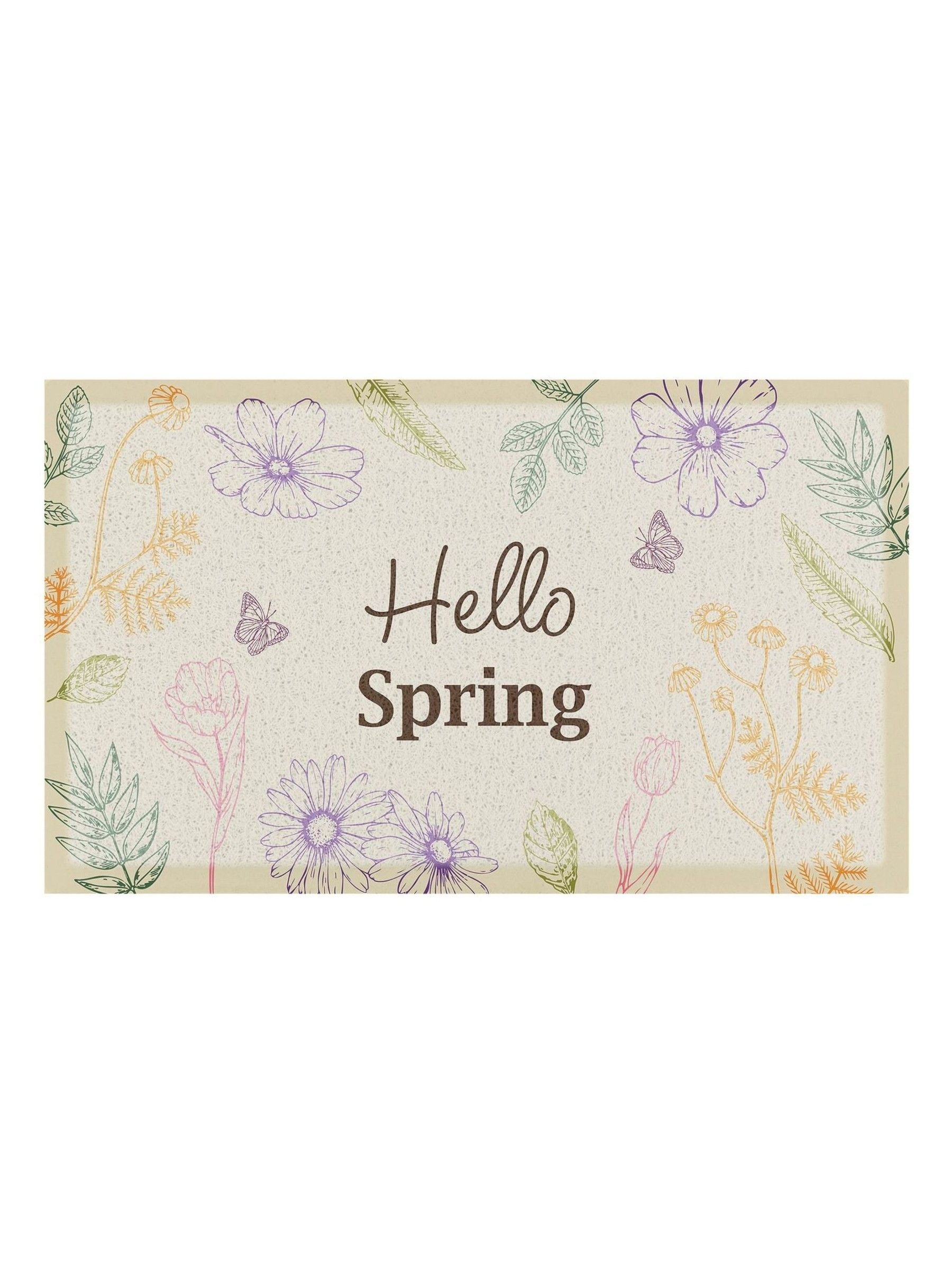 Artsy Mats Hello Spring doormat 70x40cm, UK version