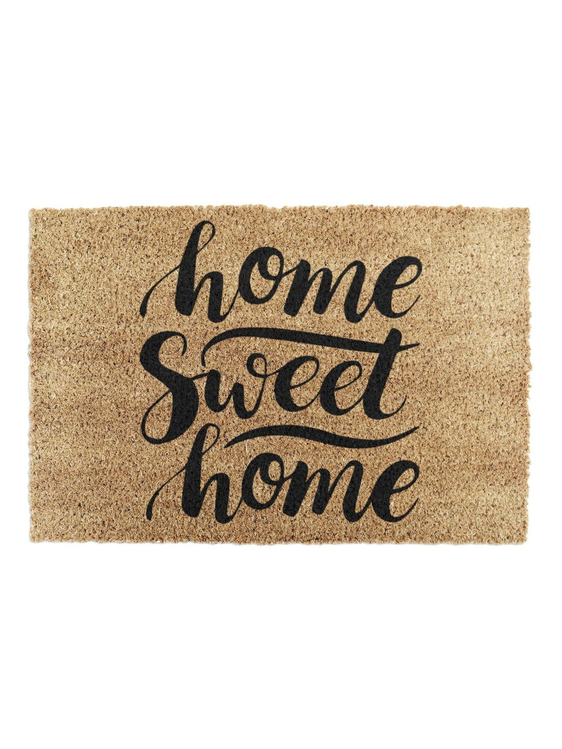 Artsy Mats natural black coir doormat 60x40cm, UK version
