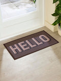 Artsy Mats doormat Brown Hello Chocolate 70x40cm, UK version