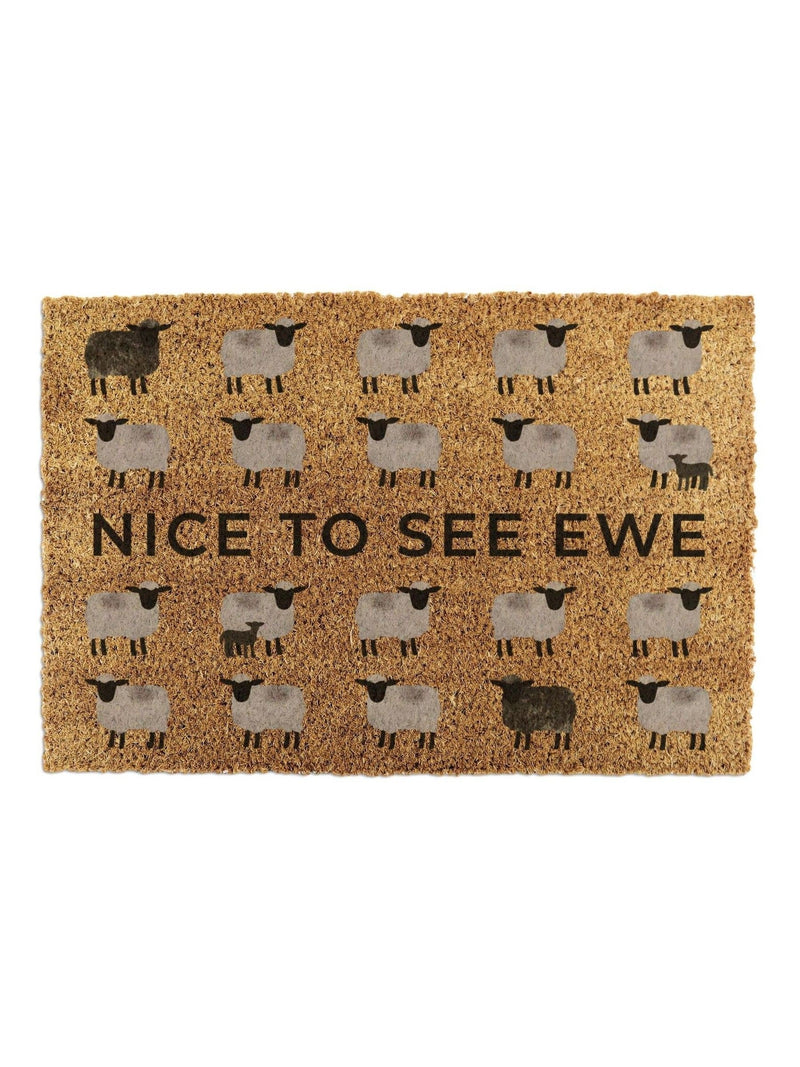 Artsy Mats brown sheep coir doormat 60x40cm - British product