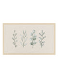 Artsy Mats doormat Multi Neutral Leaves 70x40cm, UK version