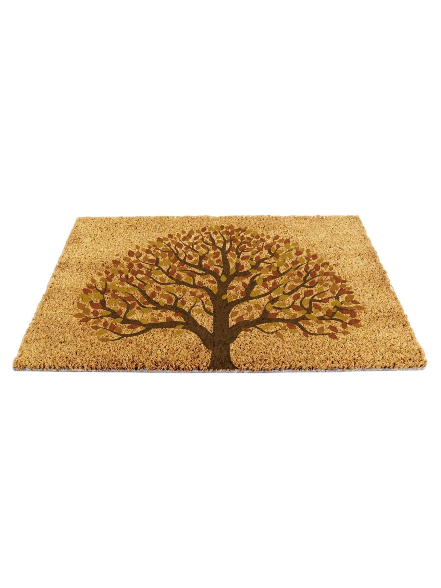 Artsy Mats Autumnal Tree of Life doormat 60x40cm - British product