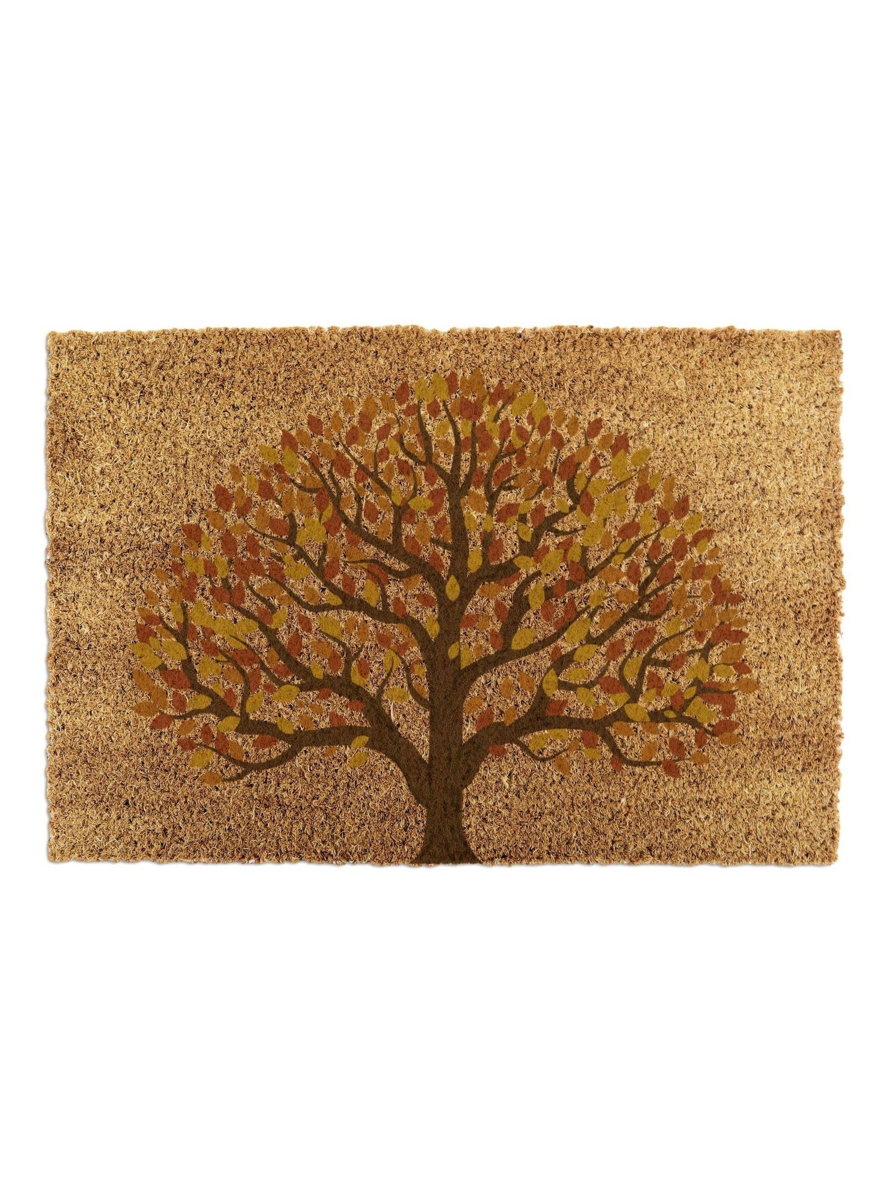 Artsy Mats Autumnal Tree of Life doormat 60x40cm - British product