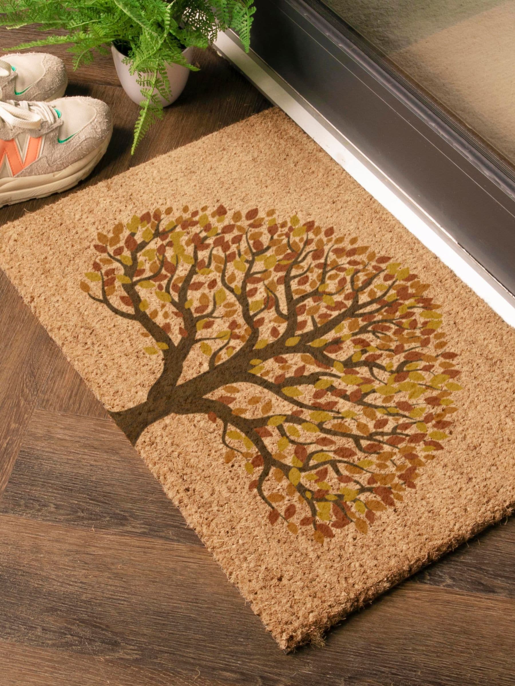Artsy Mats Autumnal Tree of Life doormat 60x40cm - British product