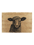 Artsy Mats brown lamb doormat 60x40cm, imported from the UK