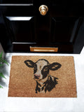 Artsy Mats Brown Dairy Calf doormat 60x40cm, UK version