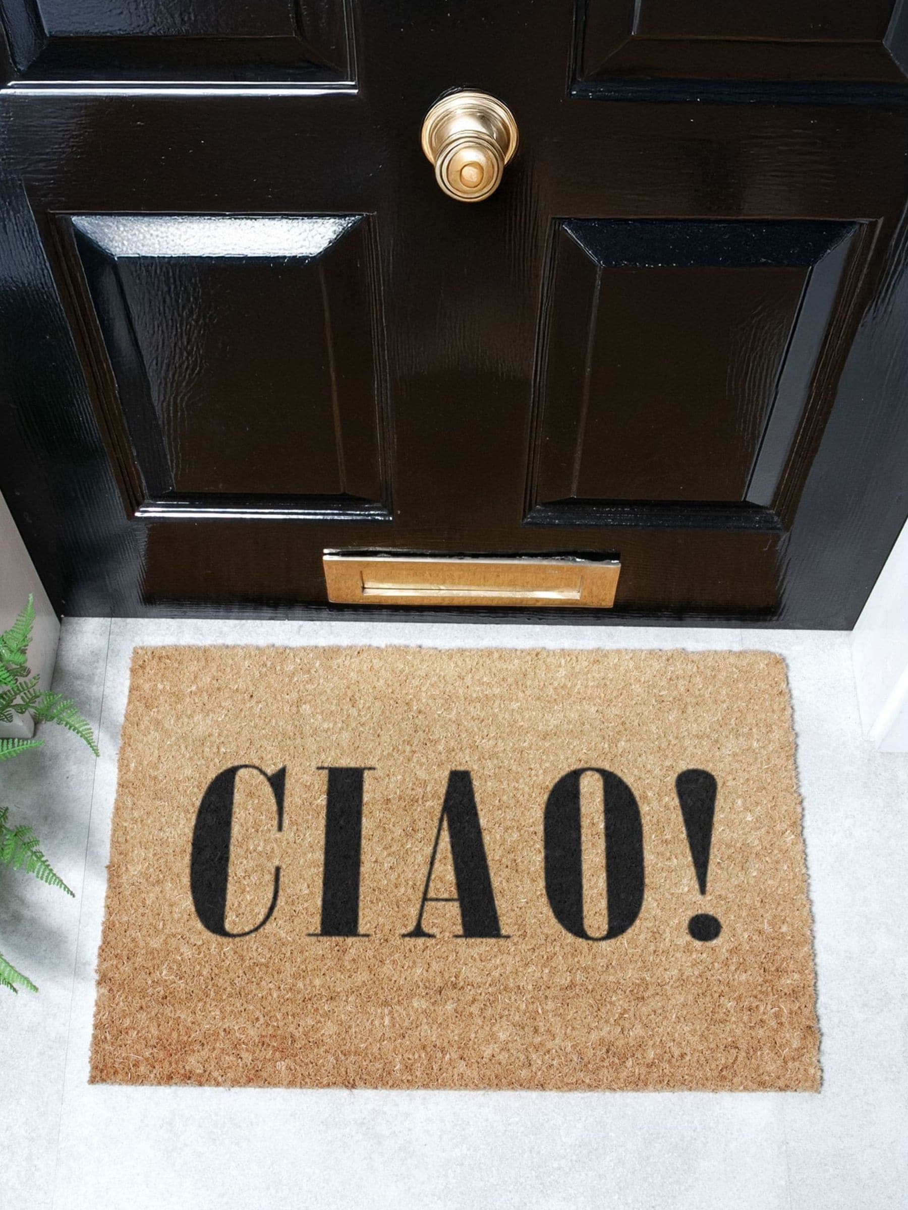 Artsy Mats Ciao doormat 60x40cm, imported from the UK