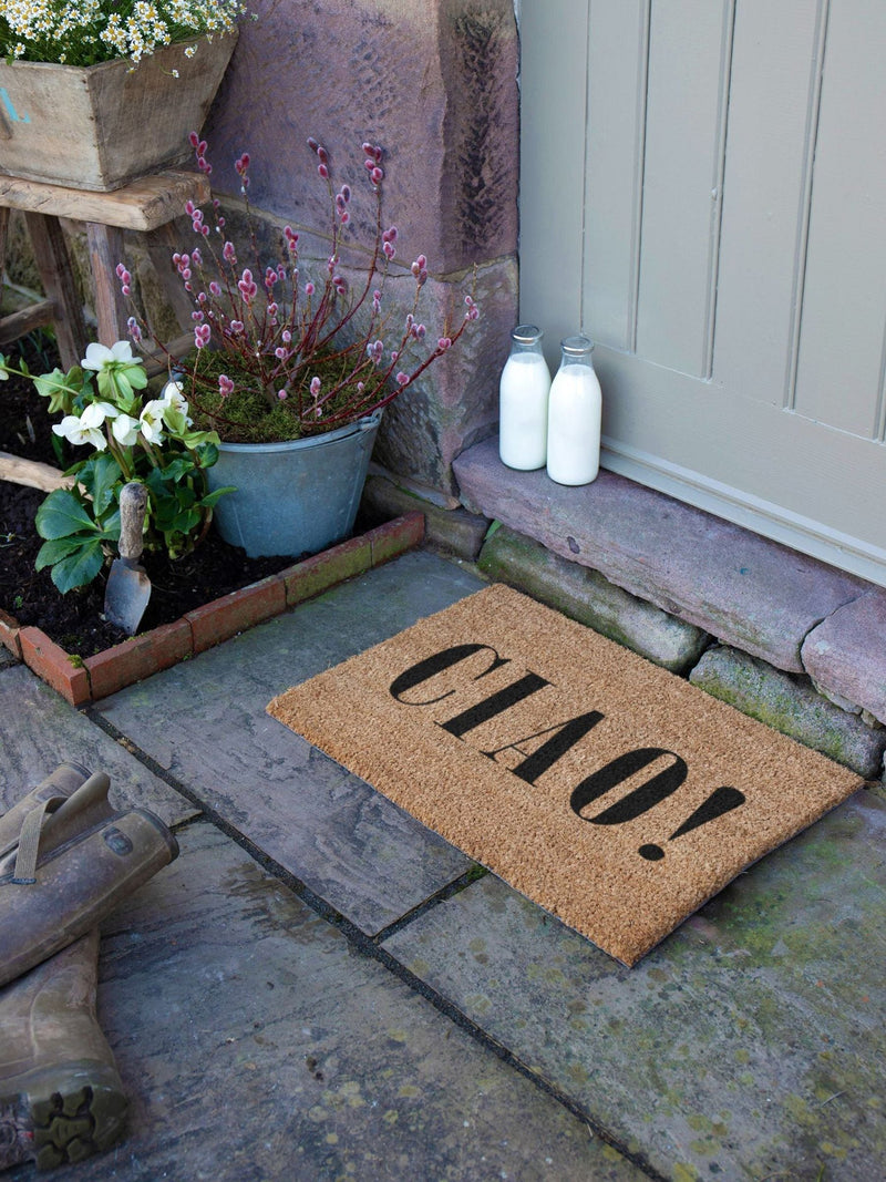 Artsy Mats Ciao doormat 60x40cm, imported from the UK