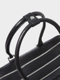 Osprey London black leather shoulder bag, imported from the UK