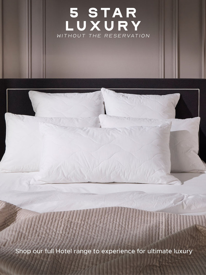 Snuggledown Hotel kingsize firm side sleeper pillow, UK version