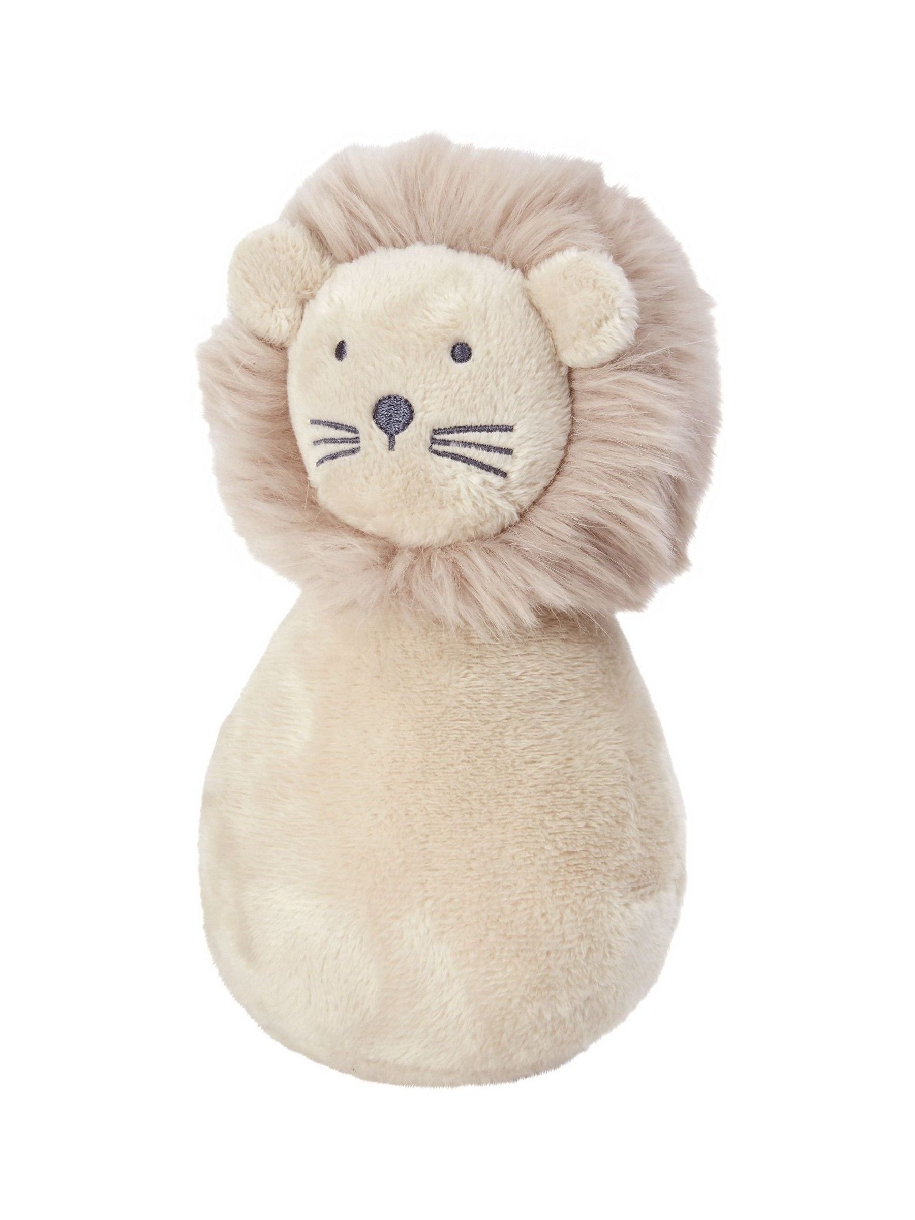 White Company Lenny Lion rocking baby toy - British product