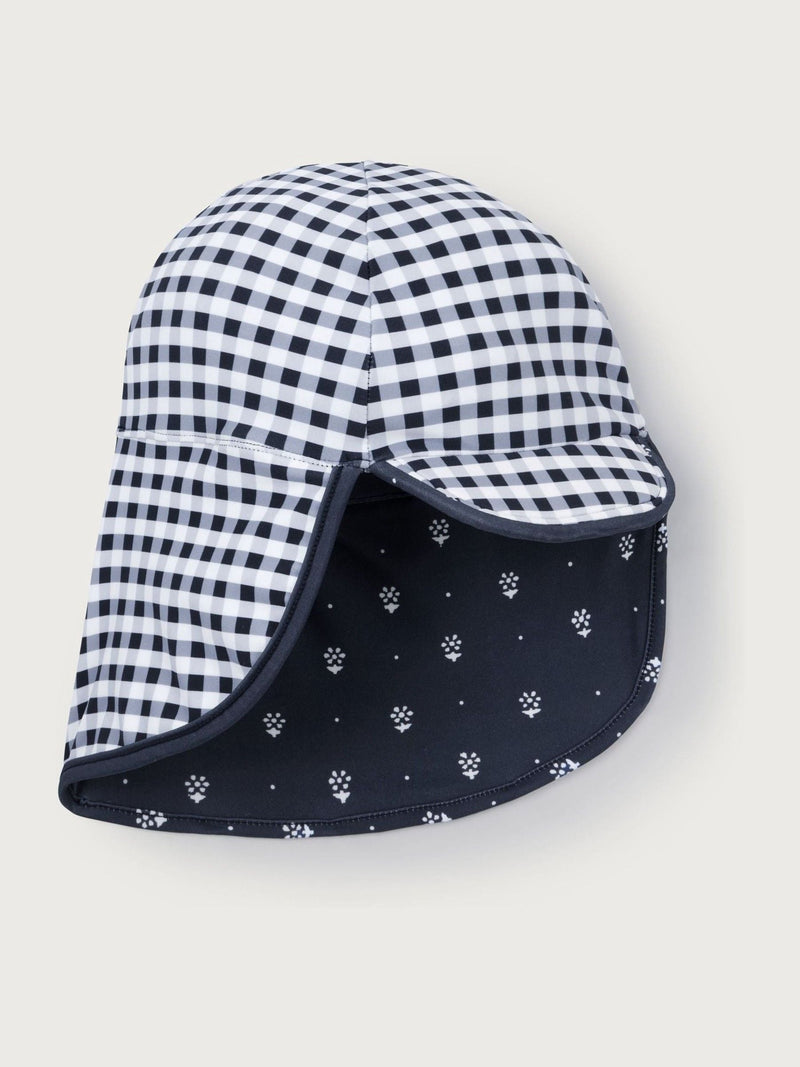 The White Company white daisy reversible swim hat - British product