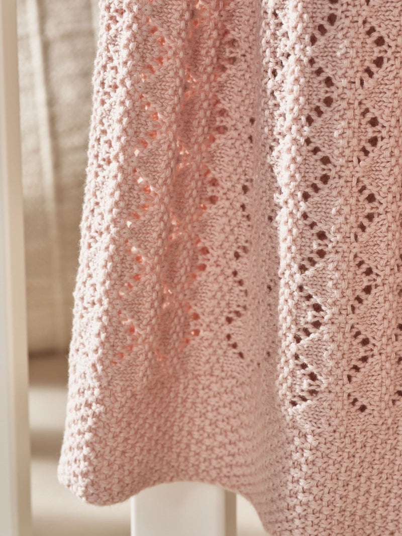 The White Company pink blossom baby blanket - British product