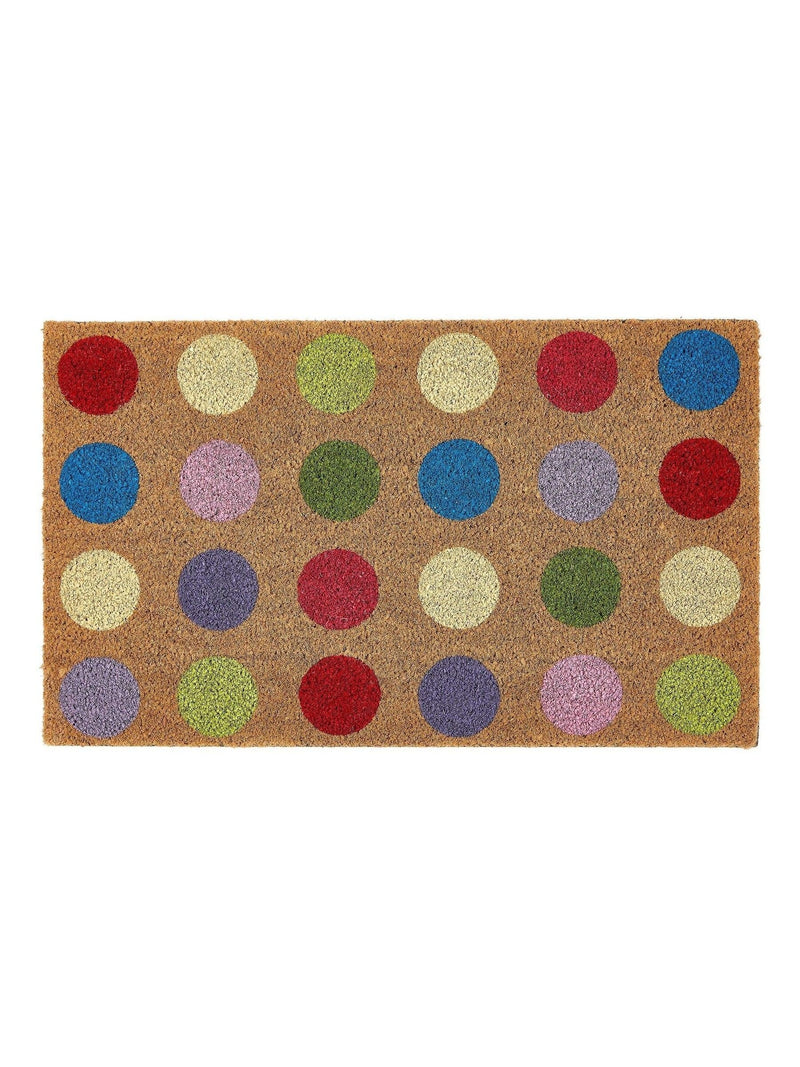 My Mat natural spots coir doormat 75x45cm, imported from the UK