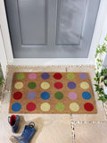 My Mat natural spots coir doormat 75x45cm, imported from the UK