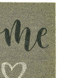 My Mat green welcome coir doormat 75x45cm (British brand)