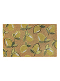 My Mat natural lemons coir doormat 75x45cm, UK version