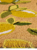 My Mat natural lemons coir doormat 75x45cm, UK version