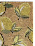 My Mat natural lemons coir doormat 75x45cm, UK version