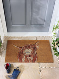 My Mat Highland Cow doormat 75x45cm, UK version