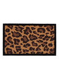 My Mat leopard border coir doormat 75x45cm, imported from the UK