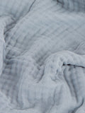 Yard Mineral Lark muslin cotton throw - British product