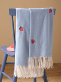 Furn Berry Sweet Country Bee Fleece Throw