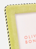 Oliver Bonas green velvet photo frame 6x8 (British brand)