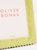 Oliver Bonas green velvet photo frame 6x8 (British brand)
