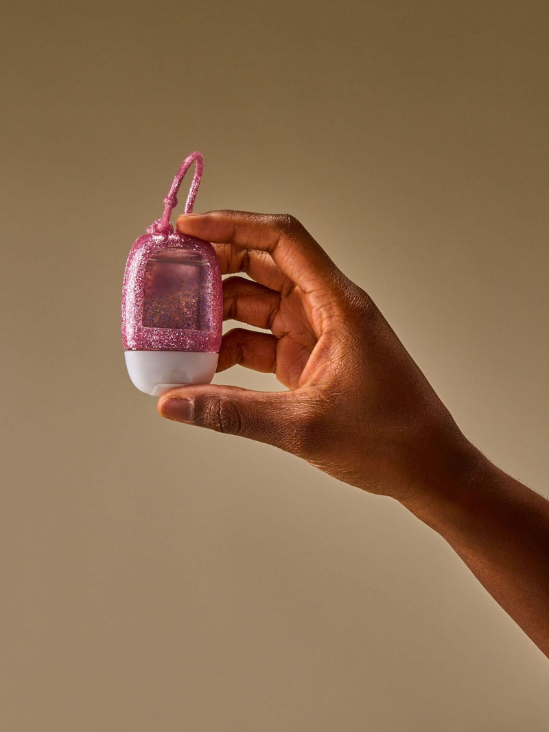 Bath & Body Works Pink Glitter PocketBac Holder - British product