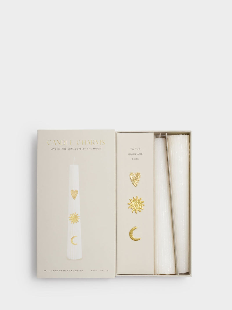 Katie Loxton unscented candle gift set with charms (British brand)