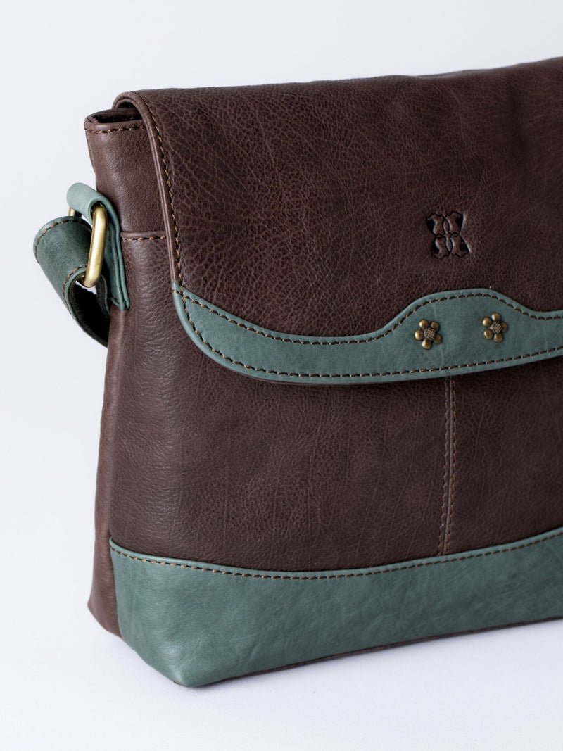 Lakeland Leather Brown Hartsop Flapover Cross-Body Bag