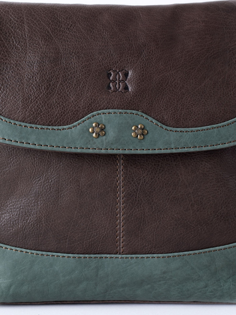 Lakeland Leather Brown Hartsop Flapover Cross-Body Bag
