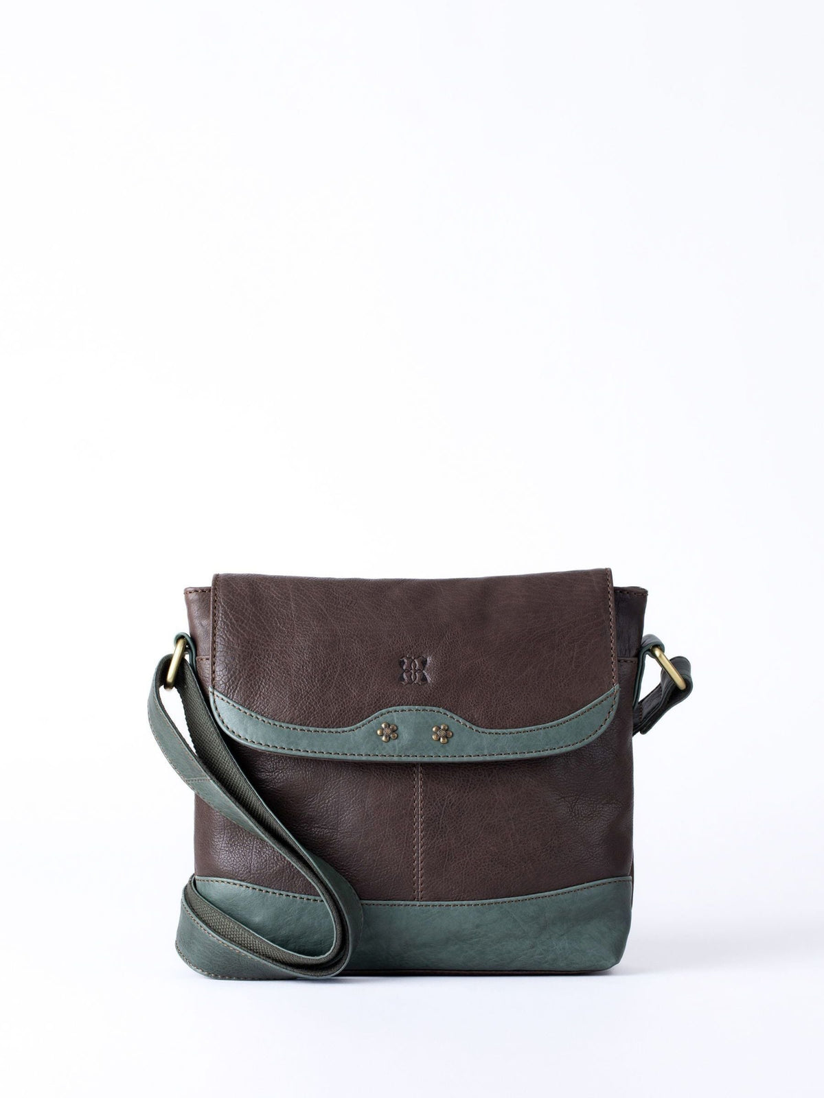 Lakeland Leather Brown Hartsop Flapover Cross-Body Bag