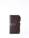 Lakeland Leather Hartsop brown double zip purse, UK version