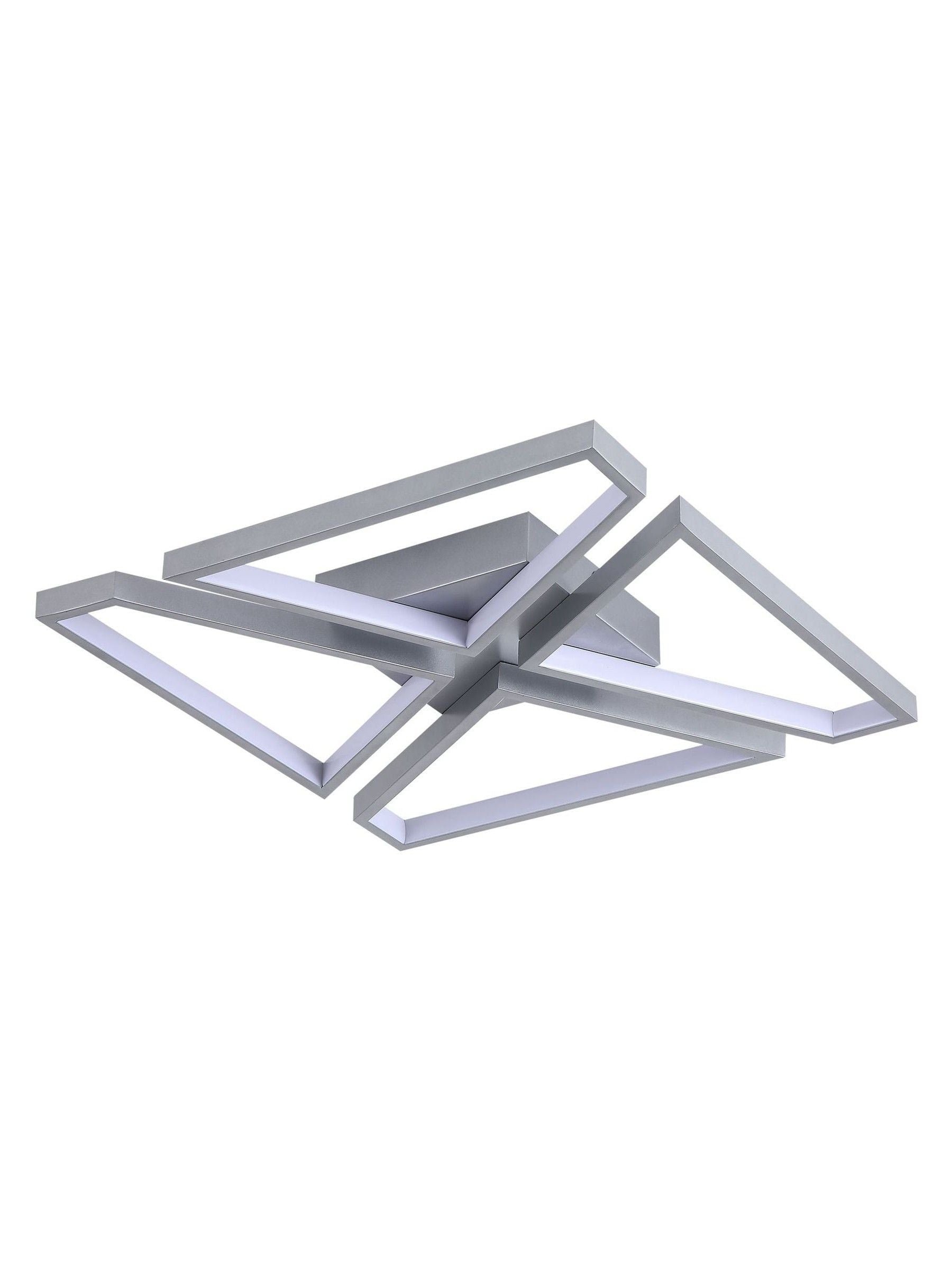 Searchlight Mozka LED ceiling light 40cm satin silver (British brand)