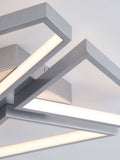 Searchlight Mozka LED ceiling light 40cm satin silver (British brand)