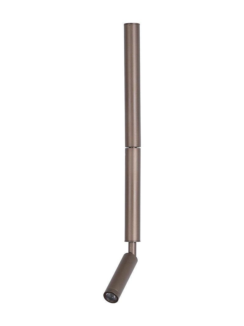 Searchlight Asher latte metallic LED wall light, imported from the UK