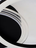 Searchlight Black Deni LED flush ceiling light (British brand)