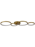 Searchlight gold Aflix LED flush ceiling light, imported from the UK
