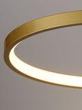 Searchlight gold Aflix LED flush ceiling light, imported from the UK