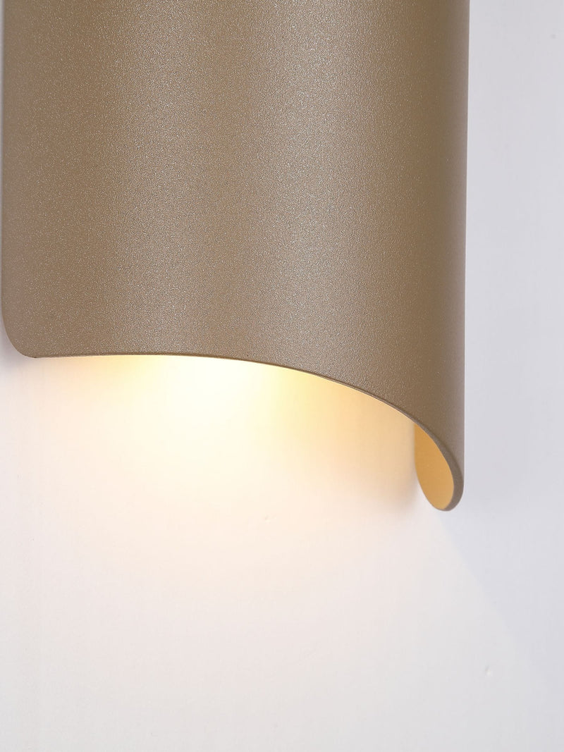 Searchlight Gold Konti outdoor wall light 22cm (British brand)