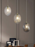 Searchlight satin brass and clear glass pendant light - British product